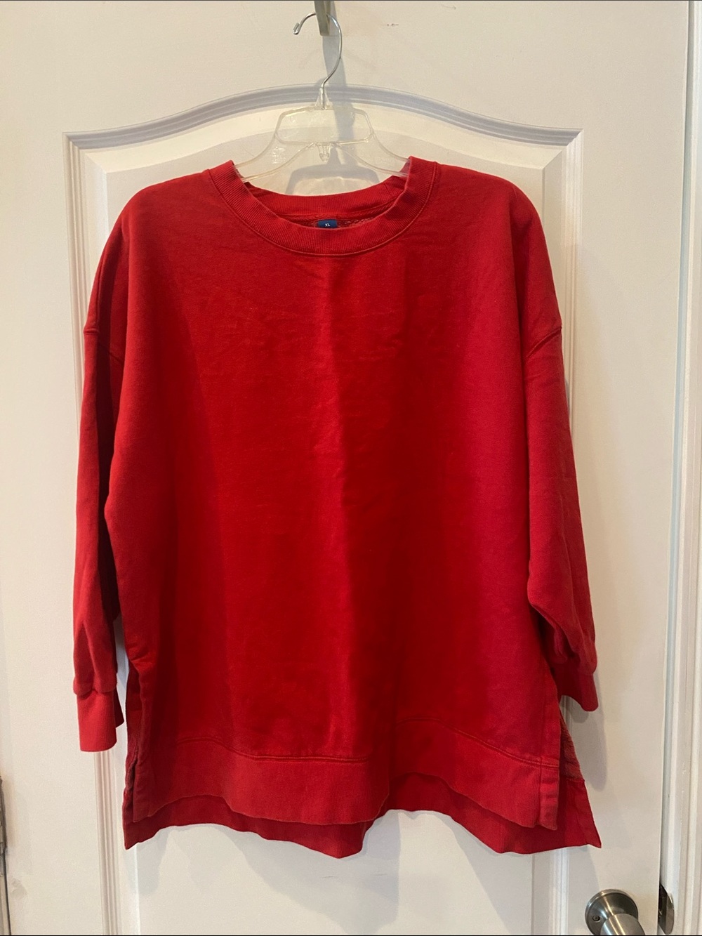 Old Navy Bright Red Crewneck Pullover